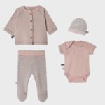organicera organic 4 pcs newborn set rose