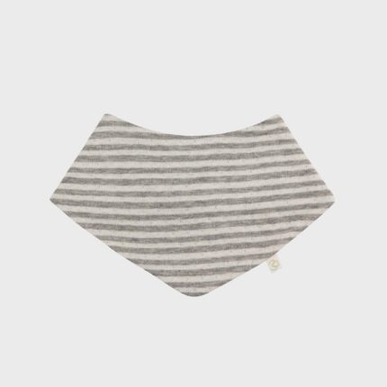 organicera organic baby bib grey