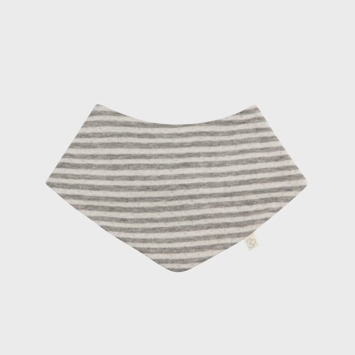 organicera organic baby bib grey