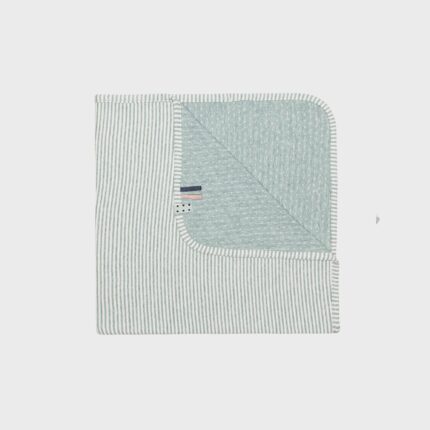 organicera organic baby blanket aqua