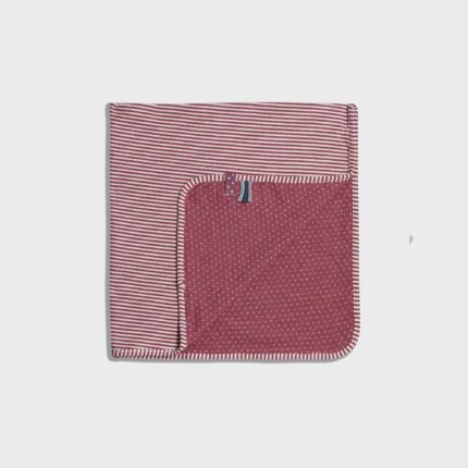 organicera organic baby blanket bordeaux