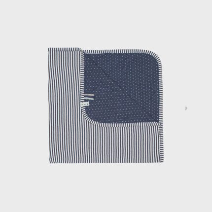 organicera organic baby blanket ındigo