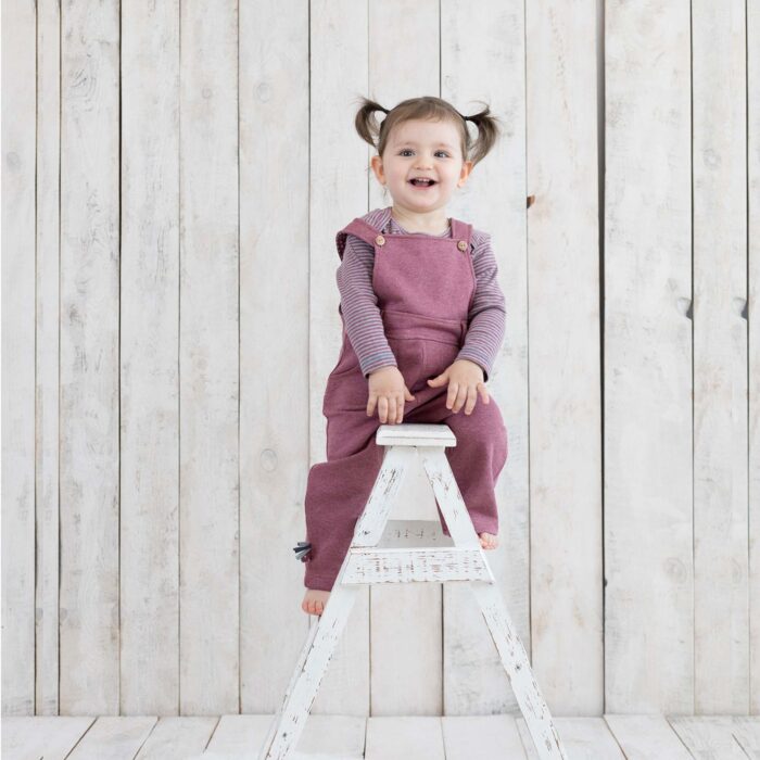 organicera organic baby dungaree bordeaux