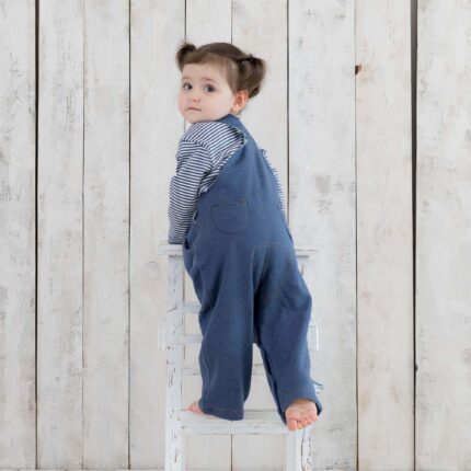 organicera organic baby dungaree ındigo