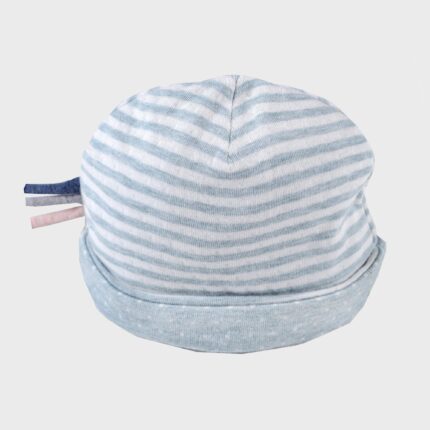 organicera organic baby hat aqua