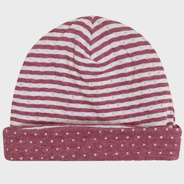 organicera organic baby hat bordeaux