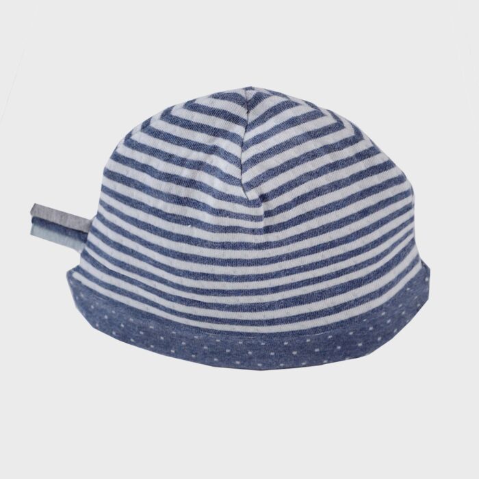 organicera organic baby hat indigo