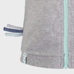 organicera organic baby hooded jacket grey