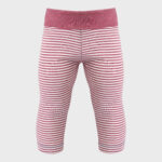 organicera organic baby leggings bordeaux ecru melange