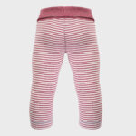 organicera organic baby leggings bordeaux ecru melange