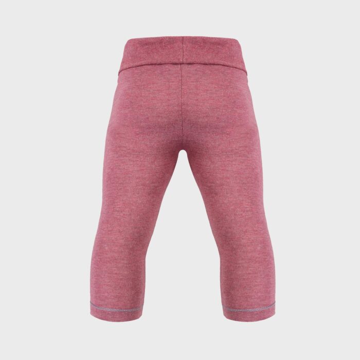 organicera organic baby leggings bordeaux melange