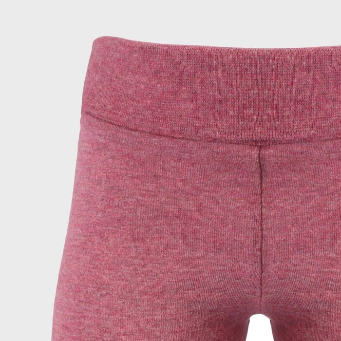 organicera organic baby leggings bordeaux melange