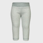 organicera organic baby leggings striped aqua melange