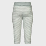 organicera organic baby leggings striped aqua melange