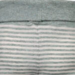 organicera organic baby leggings striped aqua melange