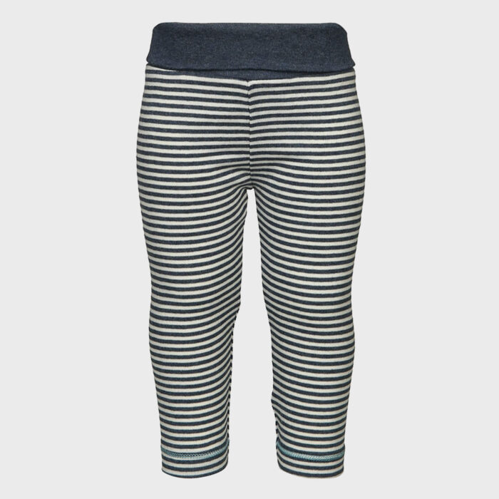 organicera organic baby leggings ındigo melange