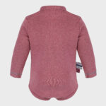 organicera organic baby long sleeve body suit bordeaux