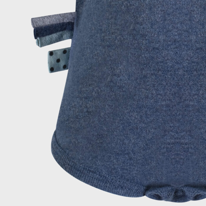 organicera organic baby long sleeve body suit ındigo