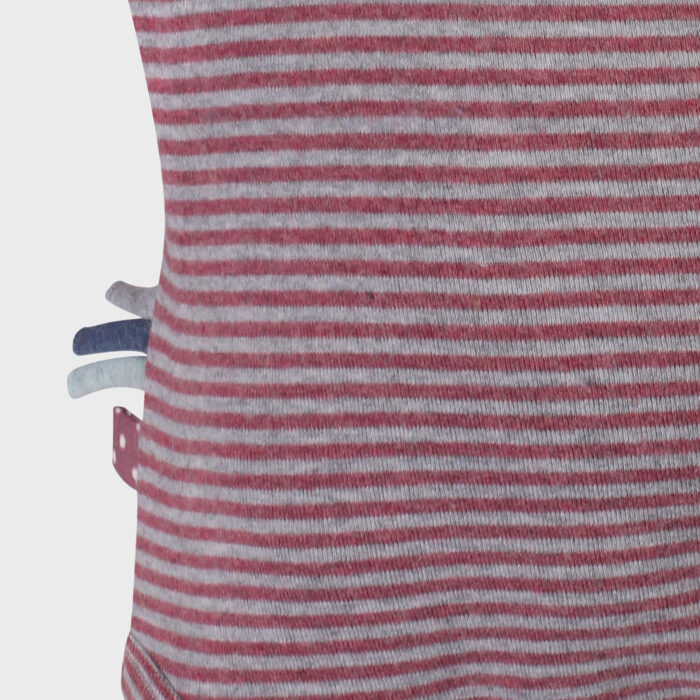 organicera organic baby long sleeve kimono body bordeaux striped
