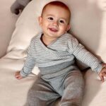 organicera organic baby long sleeve kimono body grey striped