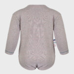 organicera organic baby long sleeve kimono body rose indstriped