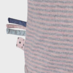organicera organic baby long sleeve kimono body rose indstriped