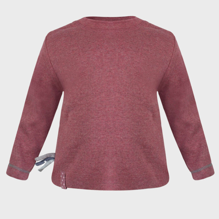 organicera organic baby long sleeve tshirt bordeaux