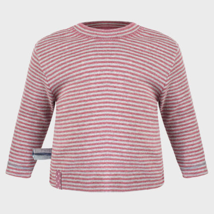 organicera organic baby long sleeve tshirt bordeaux striped