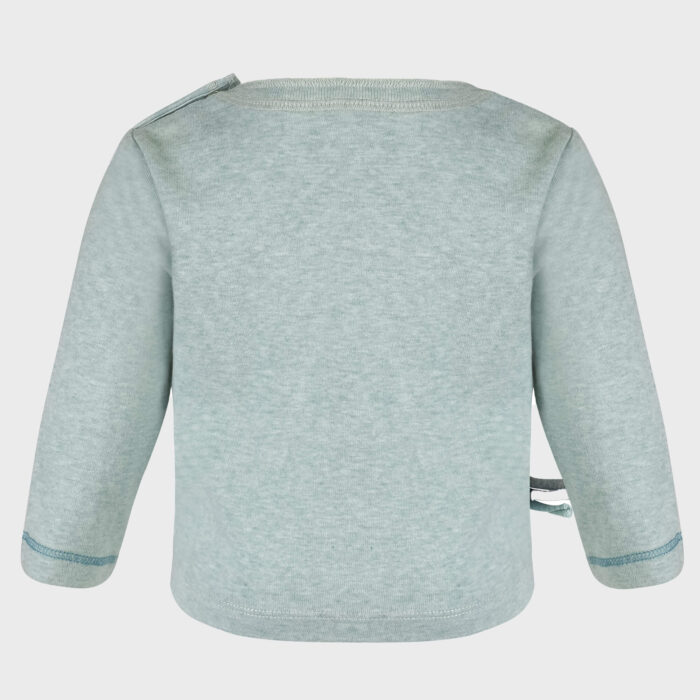 organicera organic baby long sleeve tshirt aqua