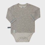 organicera organic baby long sleeve tshirt body grey