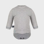 organicera organic baby long sleeve tshirt body grey striped