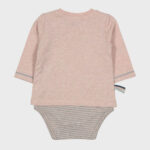 organicera organic baby long sleeve tshirt body rose