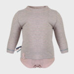 organicera organic baby long sleeve tshirt body rose striped