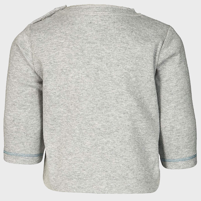 organicera organic baby long sleeve tshirt grey
