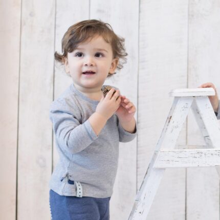 organicera organic baby long sleeve tshirt grey