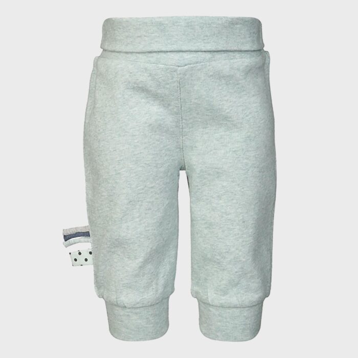 organicera organic baby pants with elastic band aqua