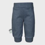organicera organic baby pants with elastic band ındigo