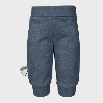 organicera organic baby pants with elastic band ındigo