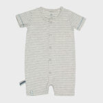 organicera organic baby romper grey