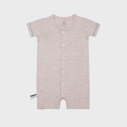 organicera organic baby romper rose