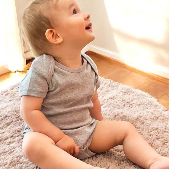 organicera organic baby short sleeve body suit