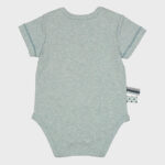 organicera organic baby short sleeve body suit aqua