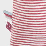 organicera organic baby short sleeve body suit bordeaux striped