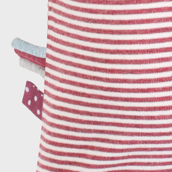 organicera organic baby short sleeve body suit bordeaux striped
