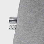 organicera organic baby short sleeve body suit grey