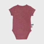 organicera organic baby short sleeve kimono body bordeaux