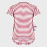 organicera organic baby short sleeve kimono body bordeaux striped