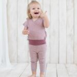 organicera organic baby short sleeve kimono body bordeaux striped