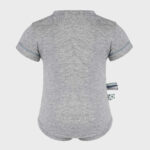 organicera organic baby short sleeve kimono body grey