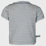organicera organic baby short sleeve tshirt ındigo striped